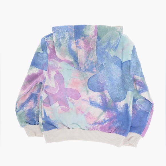 NIKE KIDS TIE-DYE EFFECT HOODIE AND JOGGERS SET - Size 6 Girls Sweatsuit - VGUC - Picture 4 of 16